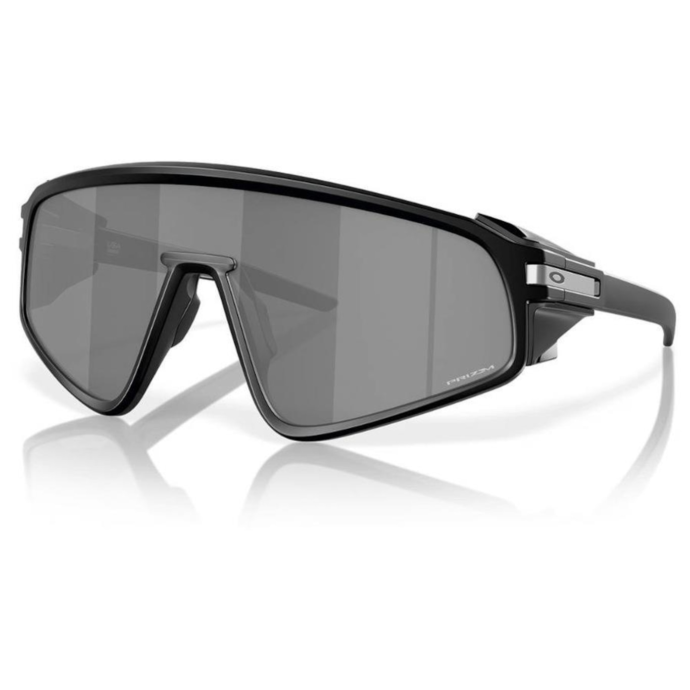 Óculos de Sol Unissex Oakley Latch Panel Matte Black Prizm Black - Foto 1