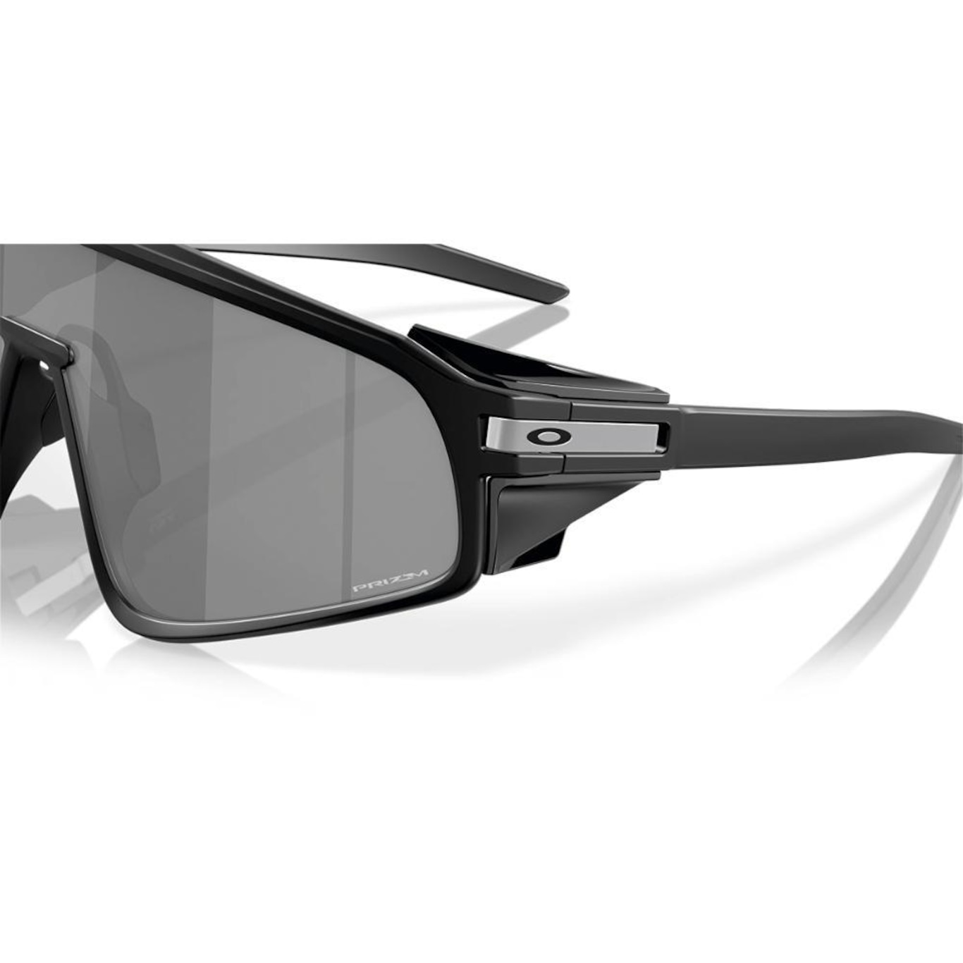 Óculos de Sol Unissex Oakley Latch Panel Matte Black Prizm Black - Foto 4