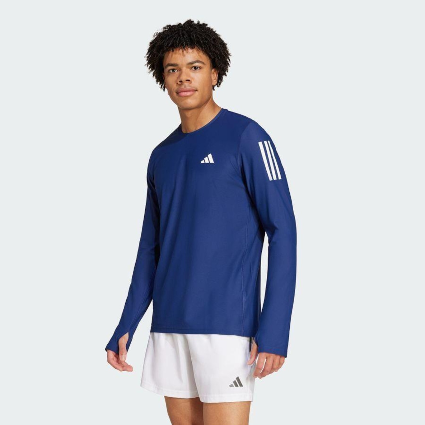 Camiseta adidas Manga Longa Own The Run - Masculina - Foto 3