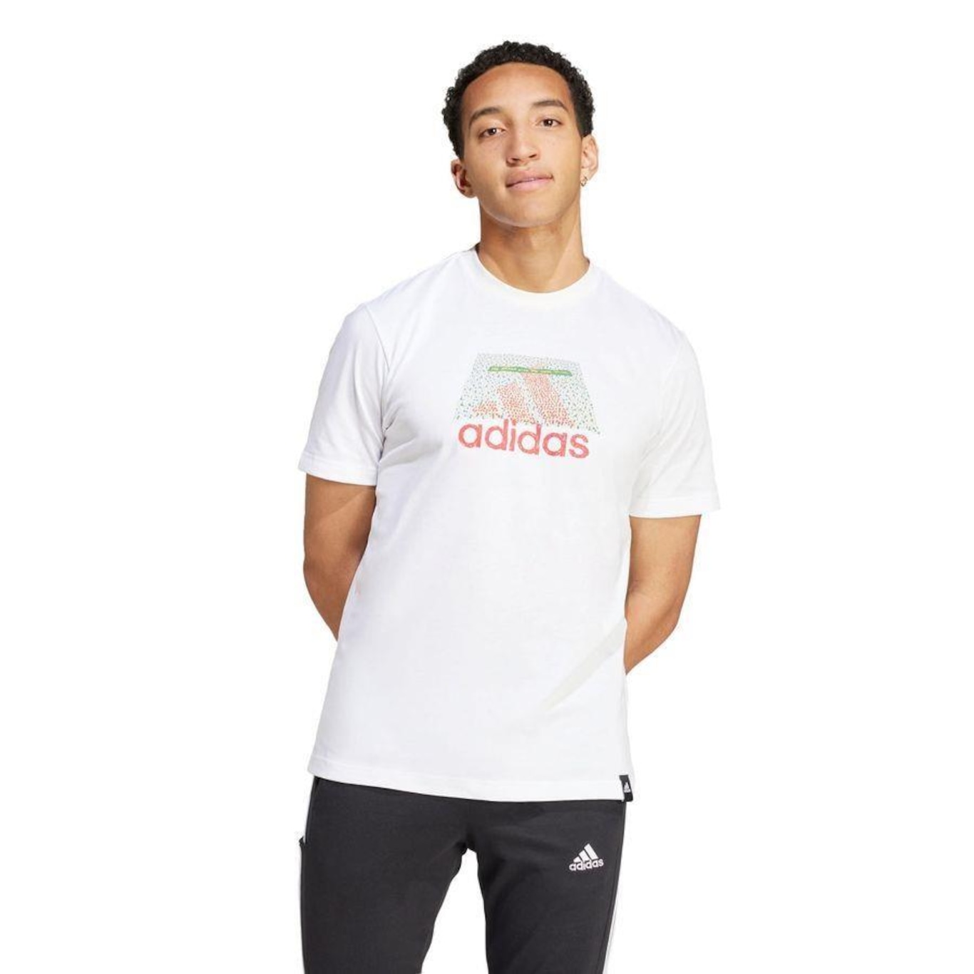 Camiseta adidas Estampada Codes Badge Of Sport - Masculina - Foto 2