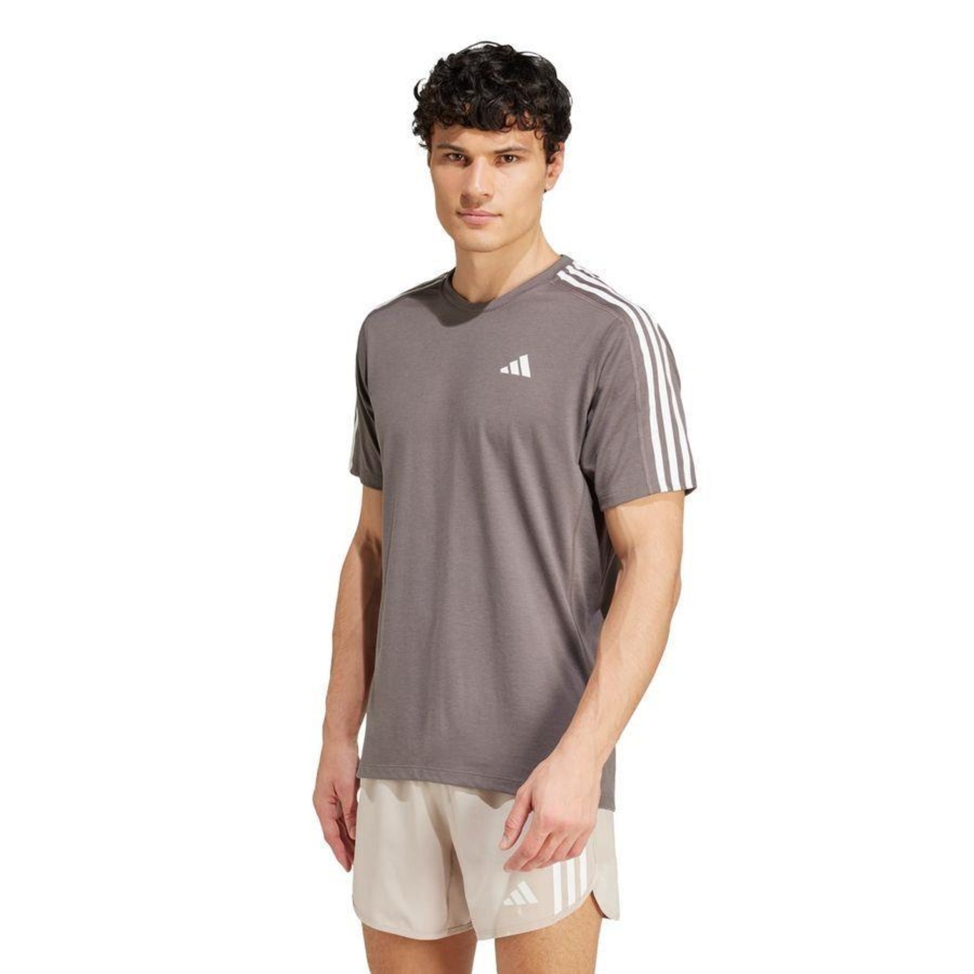 Camiseta adidas Três Listras Own The Run - Masculina - Foto 2