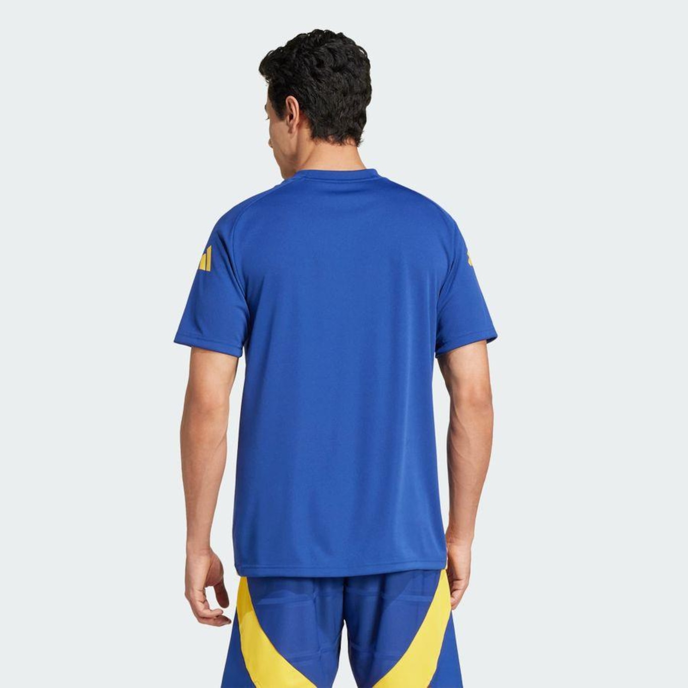 Camisa Pré-Jogo da Espanha adidas - Masculina - Foto 5