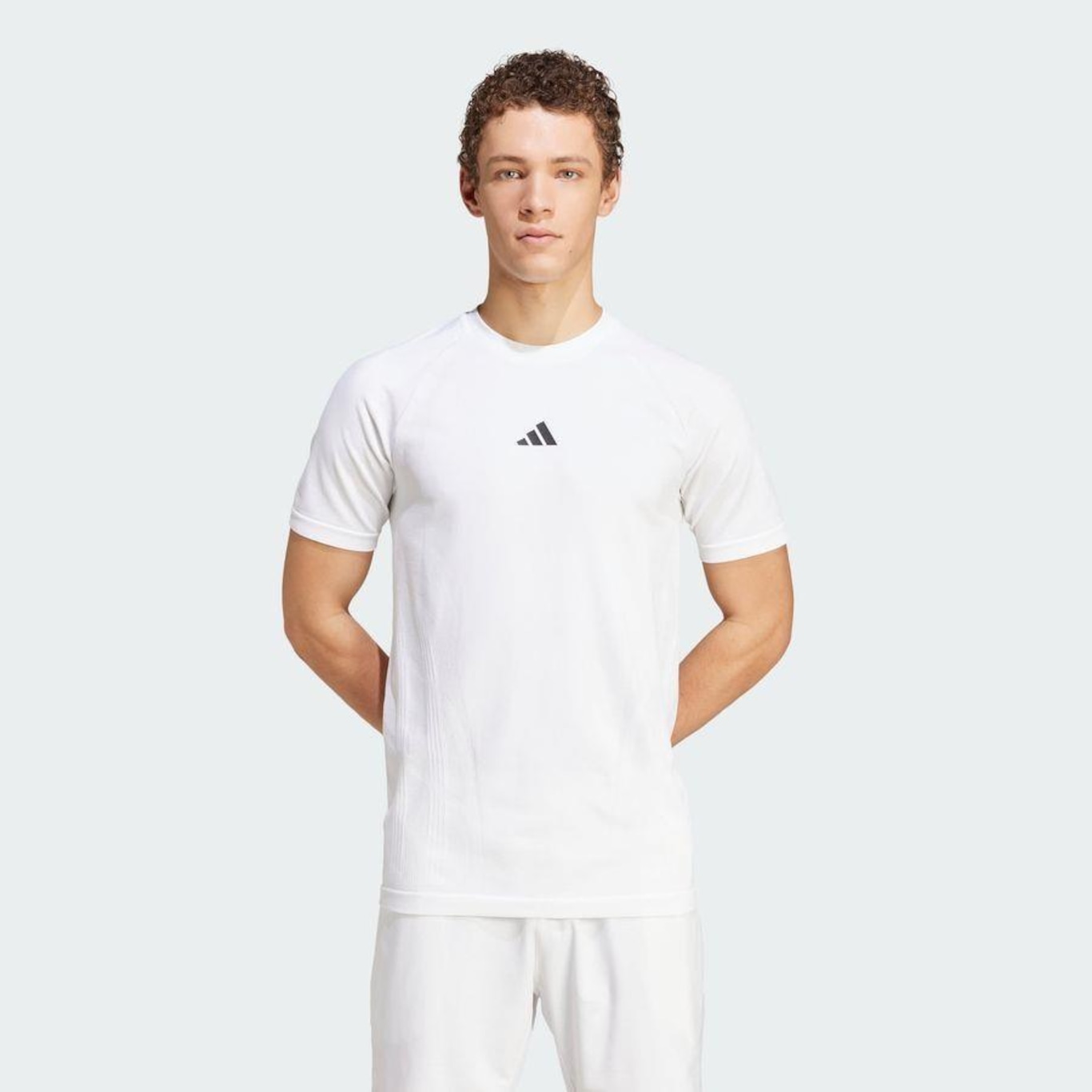 Camiseta adidas Tennis Pro Seamless Aeroready Freelift - Masculina - Foto 3