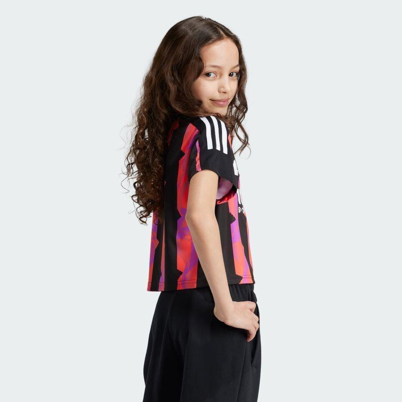 Blusa Cropped adidas Tiro - Infantil - Foto 4