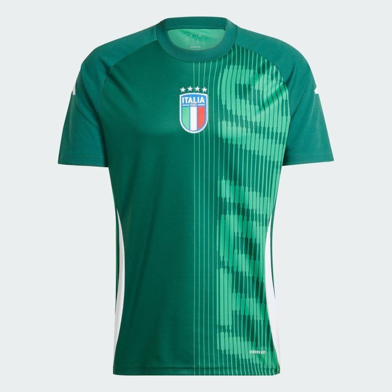 Camisa Pré-Jogo da Itália adidas - Masculina - Foto 4