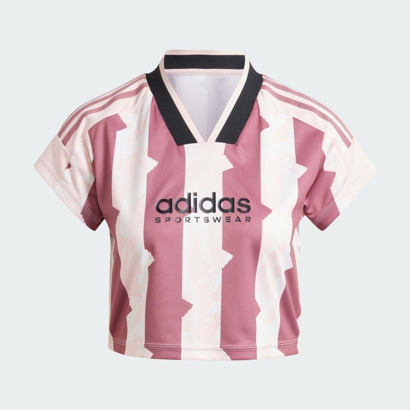 Camiseta Baby Look adidas Estampada Tiro Cut Três Listras - Feminina - Foto 4