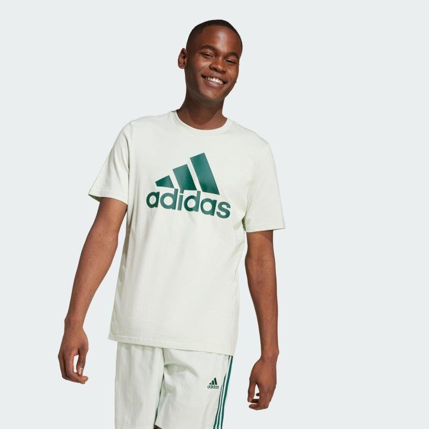 Camiseta adidas Essentials Single Jersey Big Logo - Masculina - Foto 3