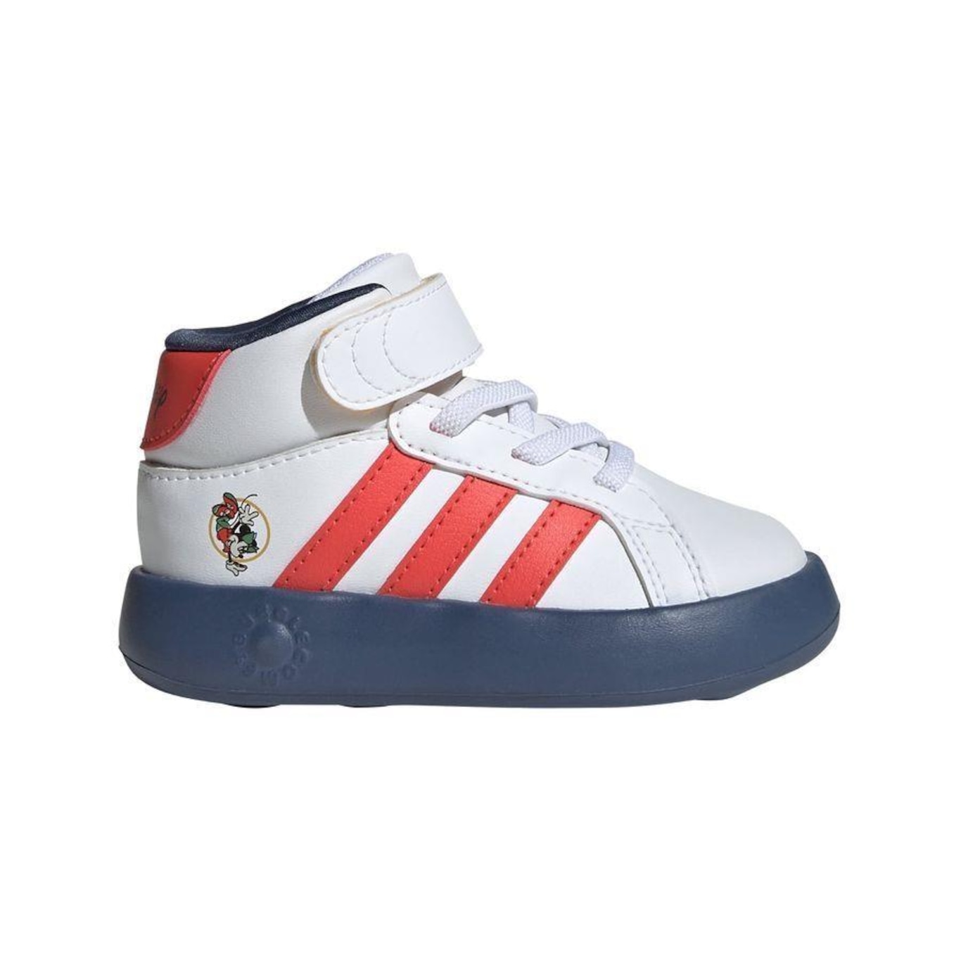 Tênis adidas X Disney Mickey e Amigos Grand Court Mid - Infantil - Foto 1