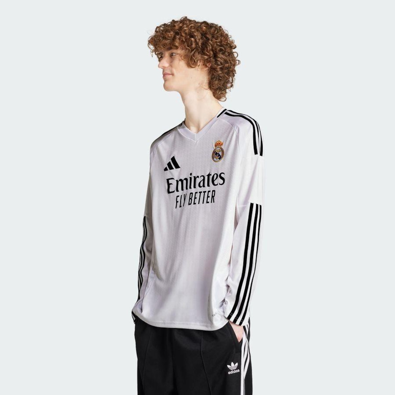 Camisa 1 Manga Longa Real Madrid 24/25 adidas - Masculina - Foto 3