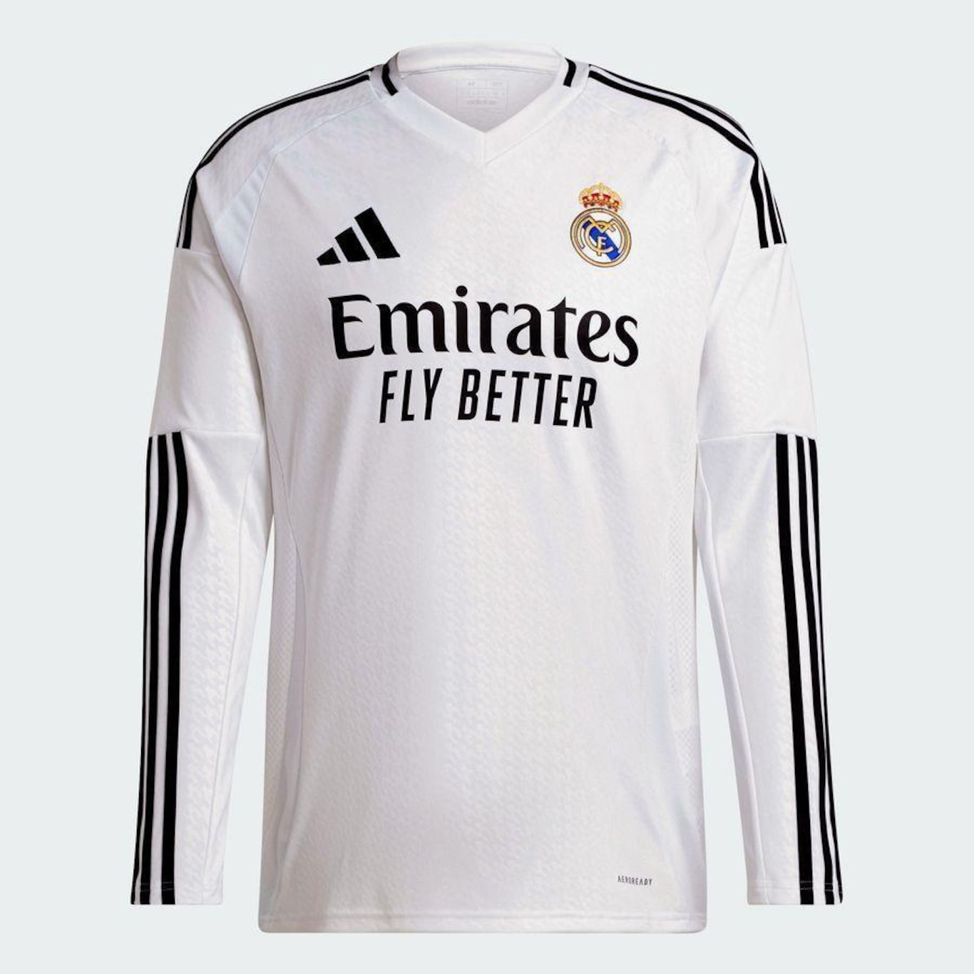 Camisa 1 Manga Longa Real Madrid 24/25 adidas - Masculina - Foto 4