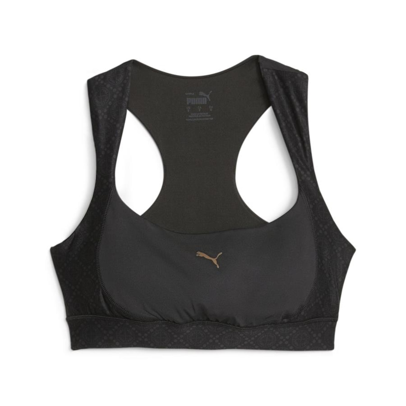 Top de Treino Puma Logo Love Mid Support - Feminino - Foto 1