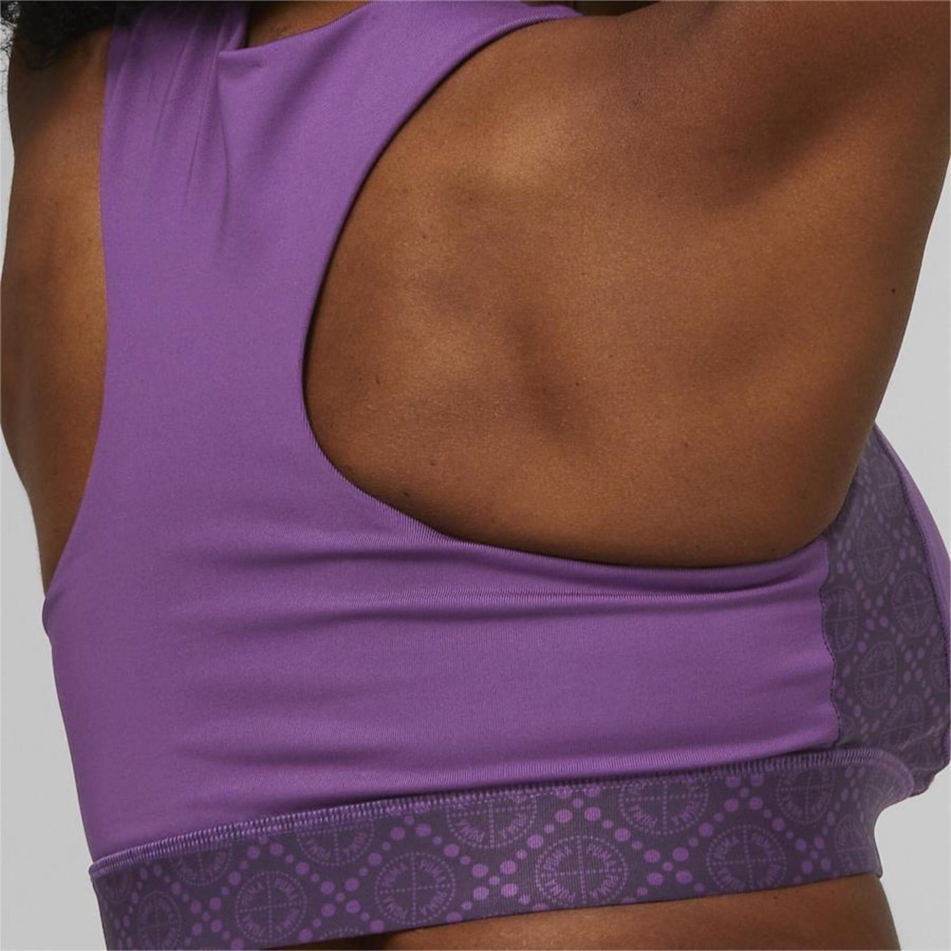 Top de Treino Puma Logo Love Mid Support - Feminino - Foto 4