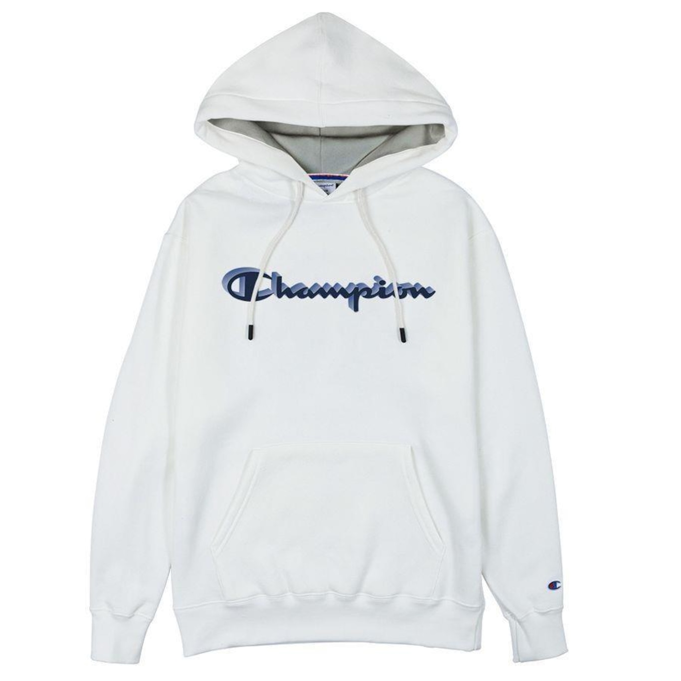 Blusão de Moletom com Capuz Champion Shadow Script Ink - Masculino - Foto 1