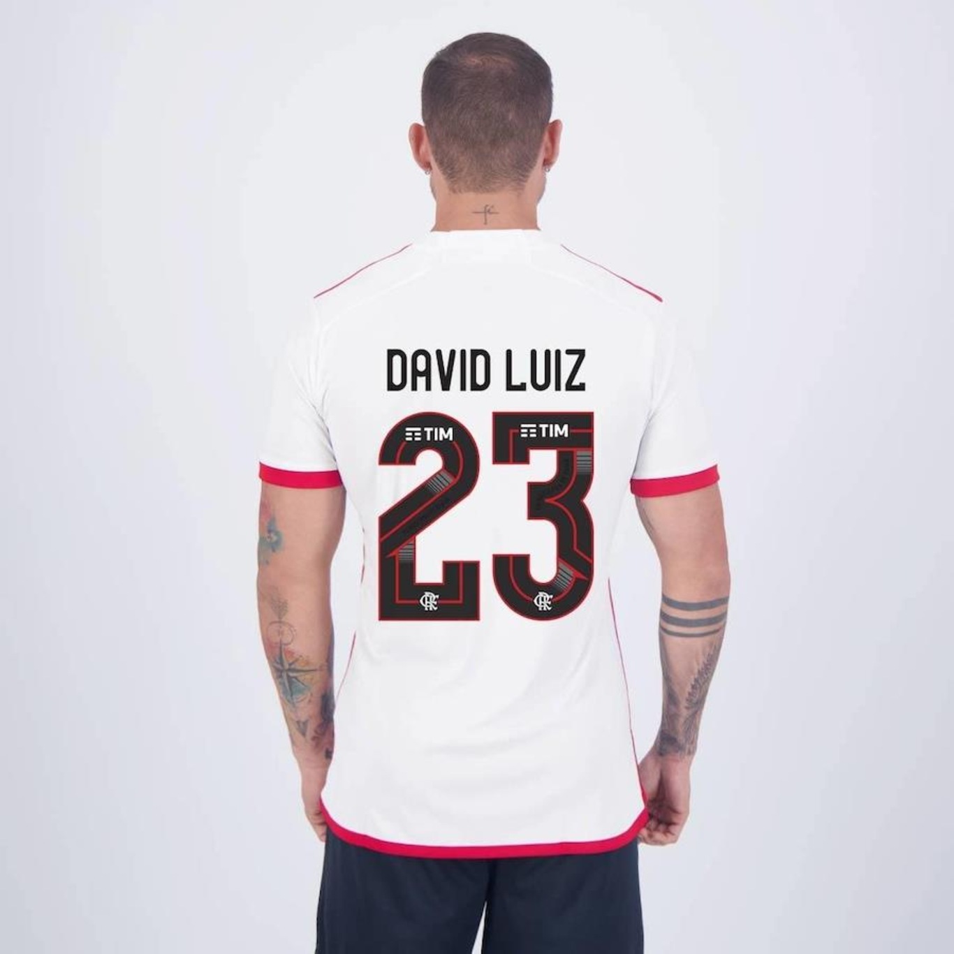 Camisa do Flamengo Ii 2024 adidas 23 David Luiz - Masculina - Foto 2