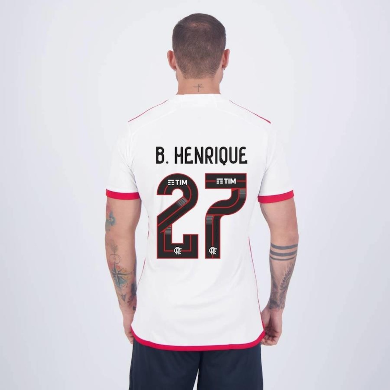 Camisa do Flamengo Ii 2024 adidas 27 B. Henrique - Masculina - Foto 2