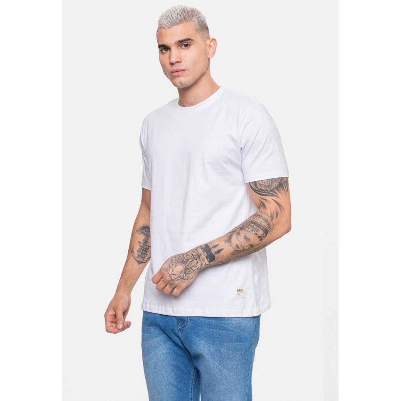 Camiseta Hd Lettering - Masculina - Foto 1