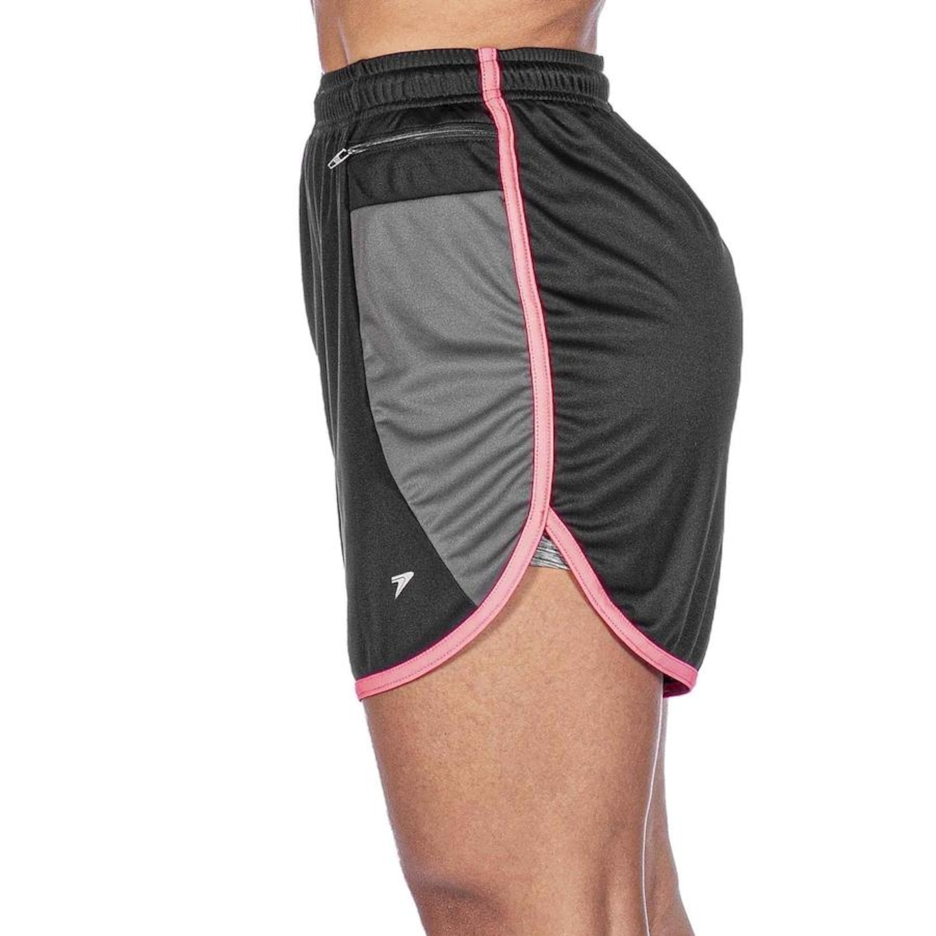 Shorts Running Poker com Bermuda Interna Cherry - Feminino - Foto 4