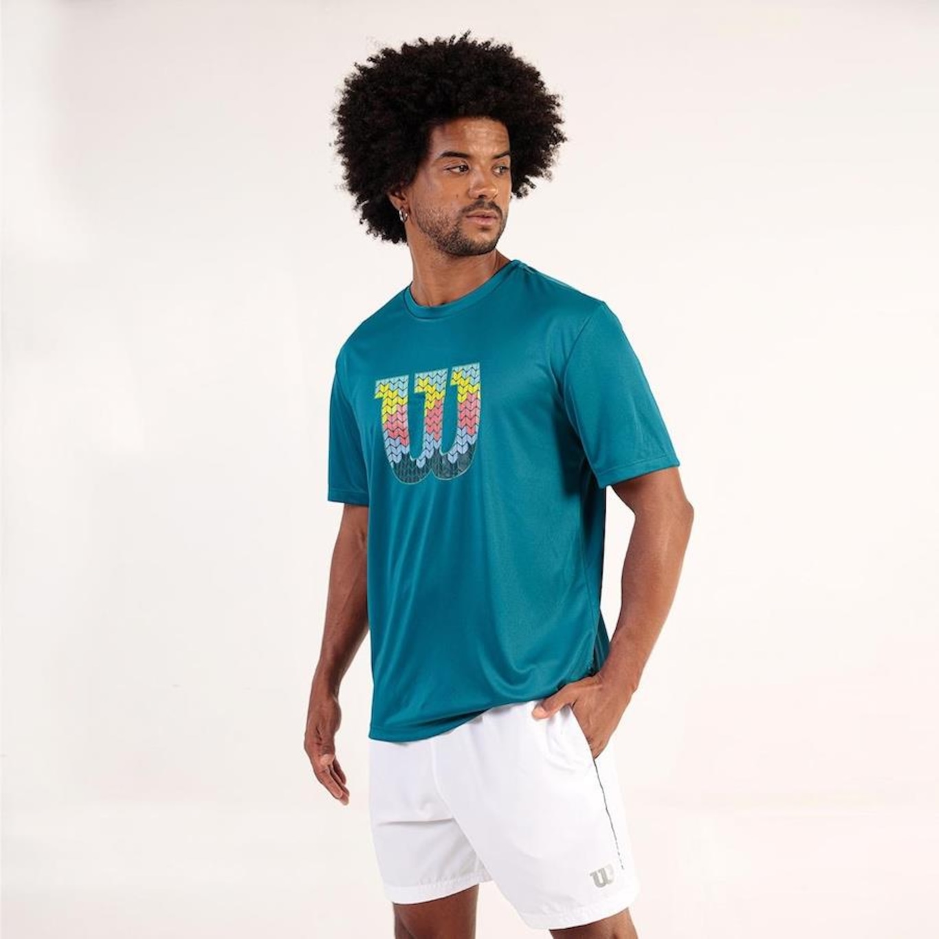 Camiseta Masculina Wilson Clay Iv Wilson - Foto 3