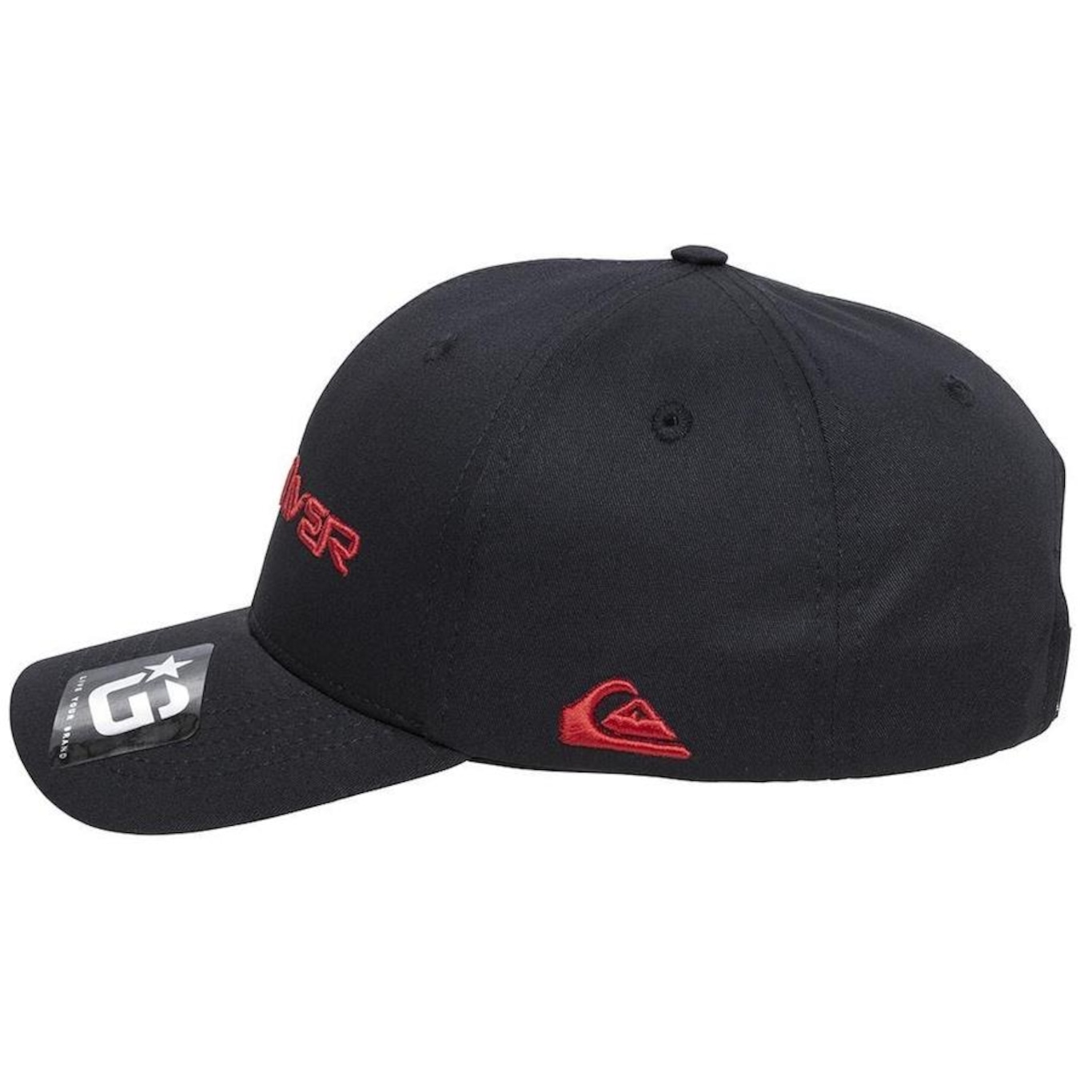 Boné Aba Curva Quiksilver Decades Type - Snapback - Adulto - Foto 3