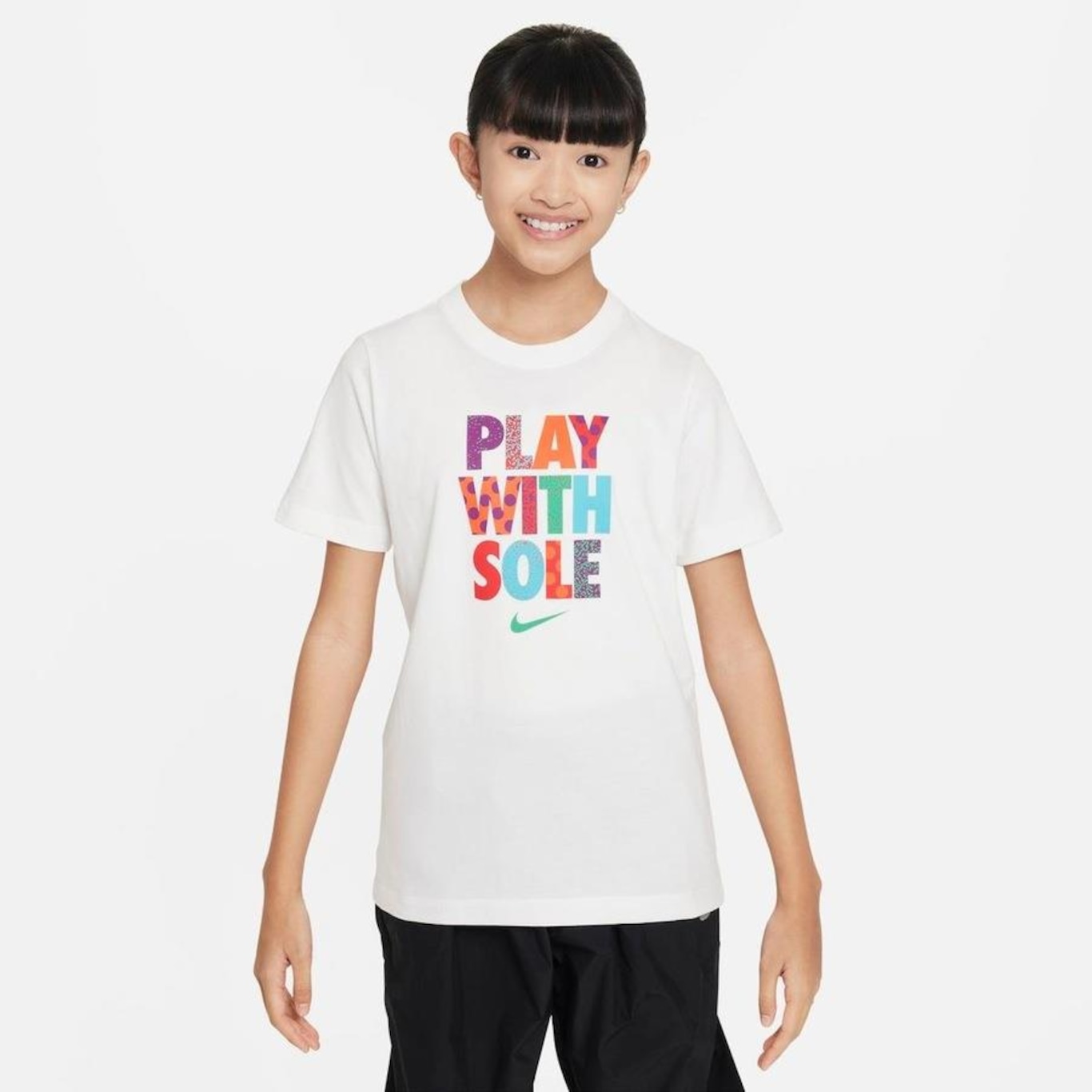 Camiseta Nike Sportswear Attitude - Infantil - Foto 1