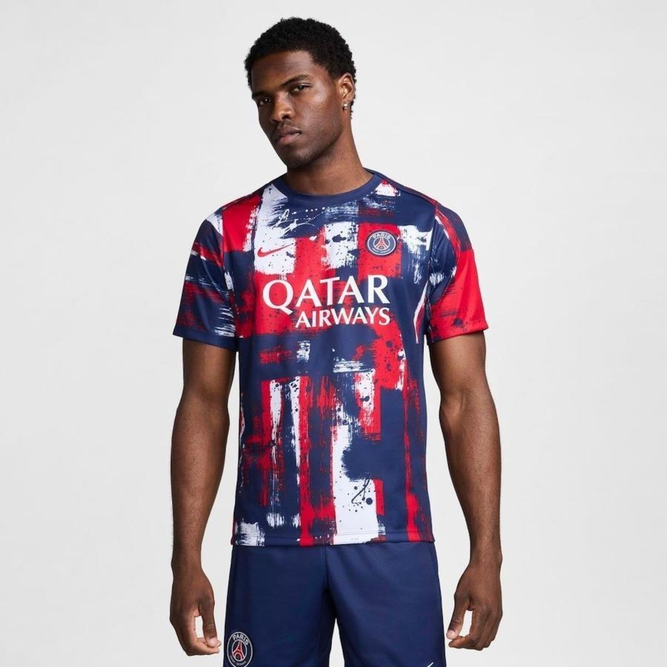 Camiseta Nike Psg Academy Pro Pre Match - Masculina - Foto 3