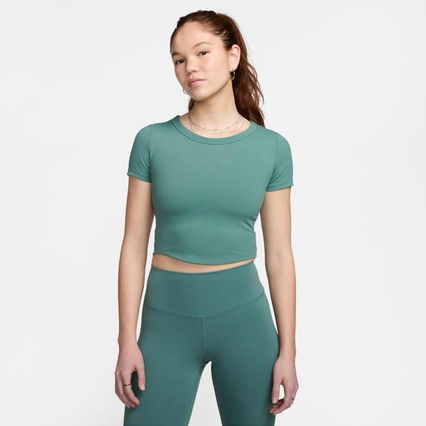 Camiseta Nike Dri-Fit One Cropped - Feminina - Foto 1