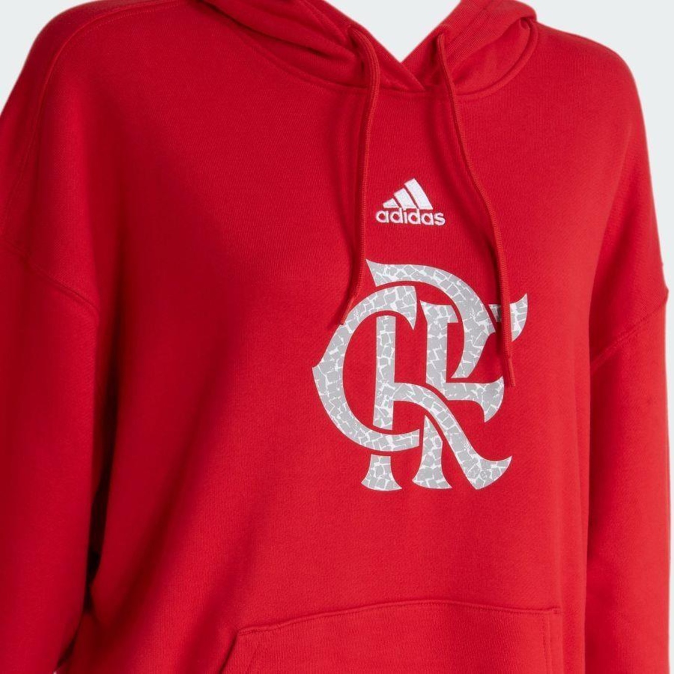 Blusão com Capuz do Flamengo Crf Wmn Hd adidas - Feminino - Foto 4