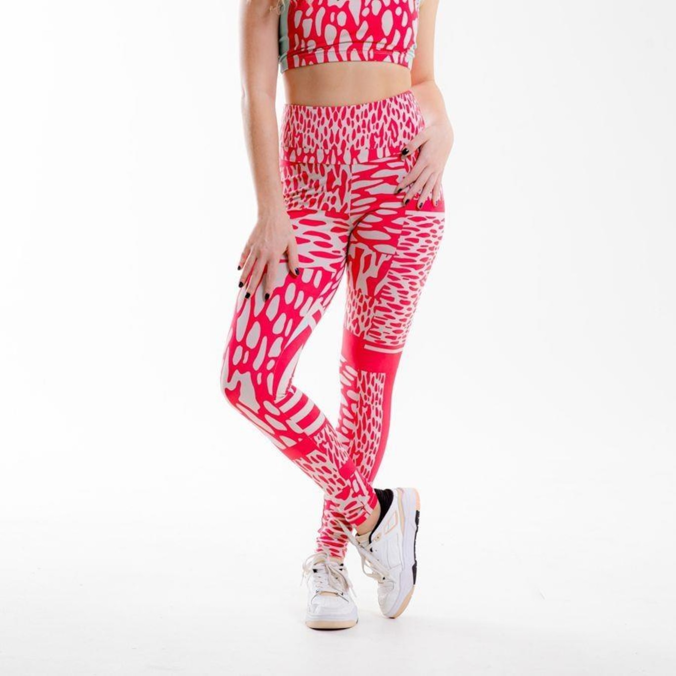 Calça Legging FitDance Estampada - Feminina - Foto 6