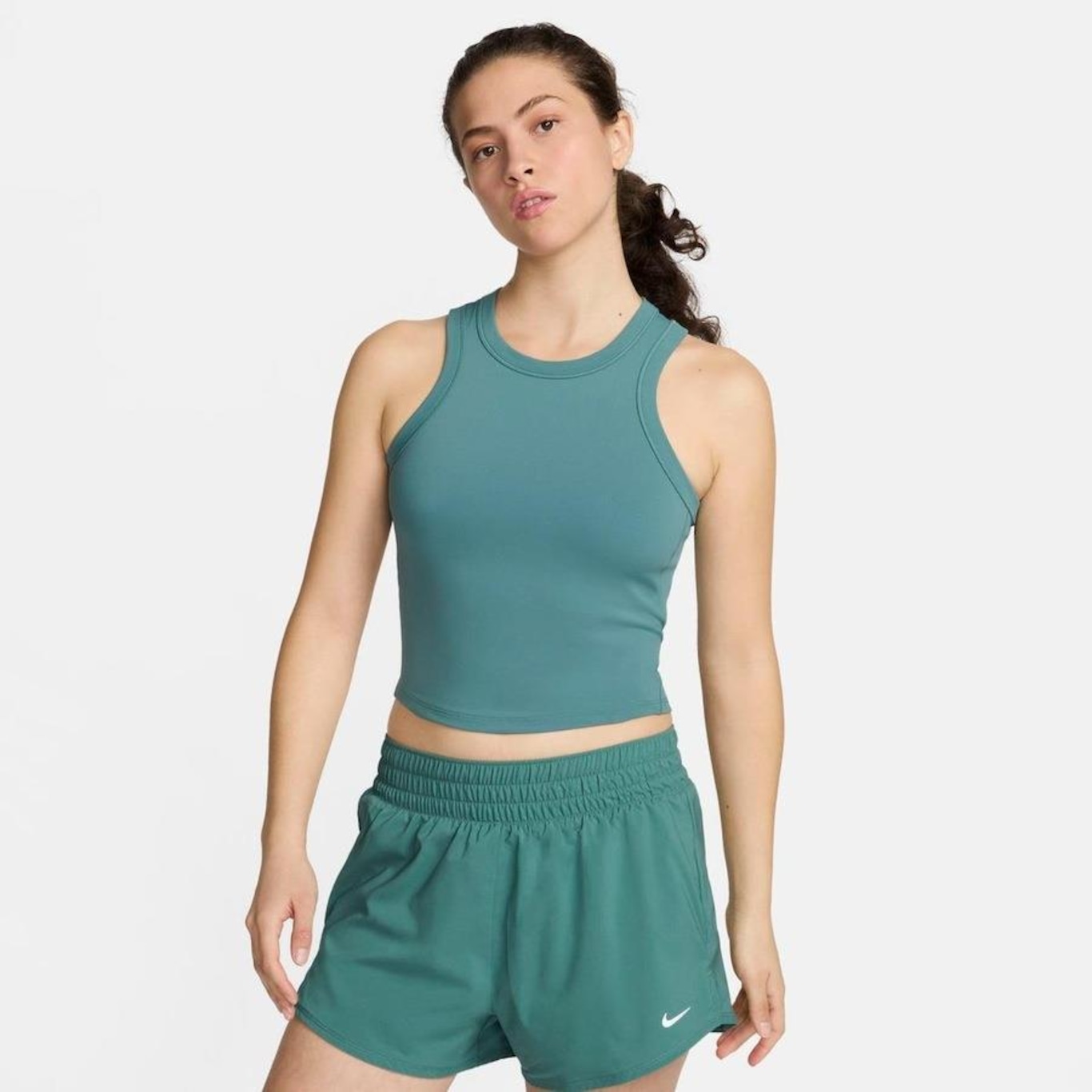 Camiseta Regata Nike Dri-Fit One Cropped - Feminina - Foto 1