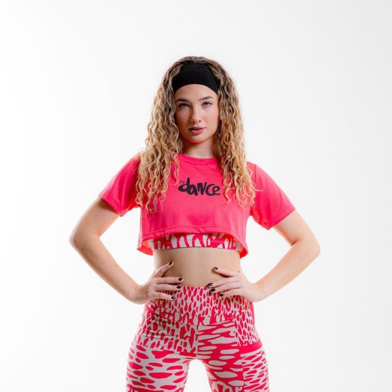 Cropped Poli FitDance - Feminino - Foto 1