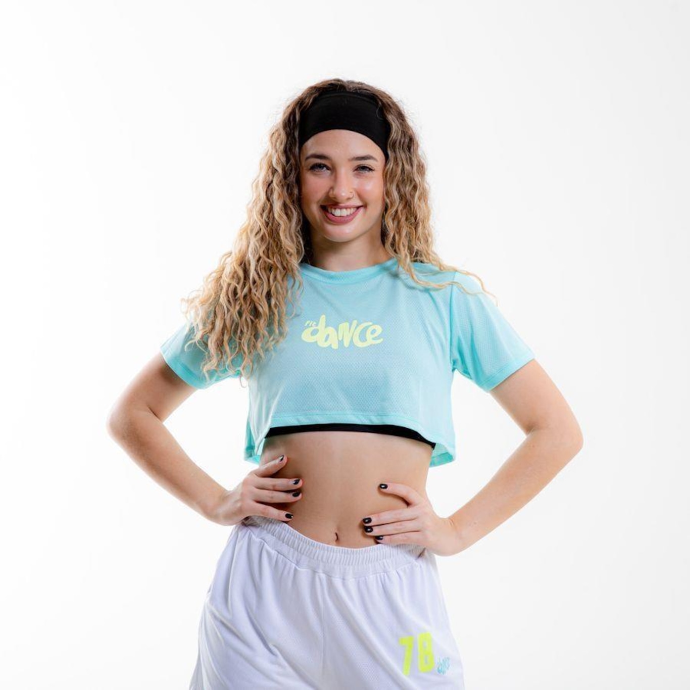 Cropped Poli FitDance - Feminino - Foto 1