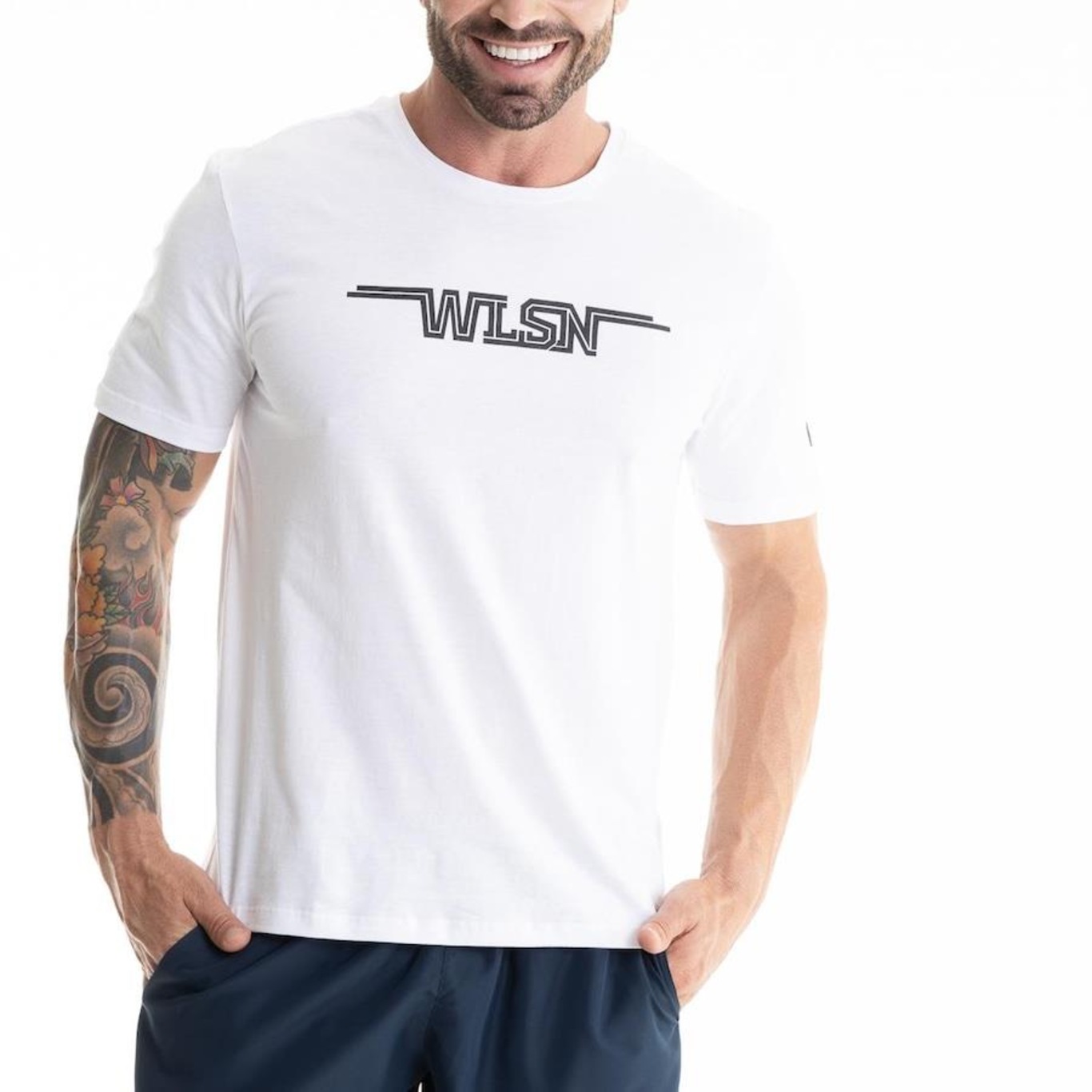 Camiseta Masculina Wilson Wlsn - Foto 2