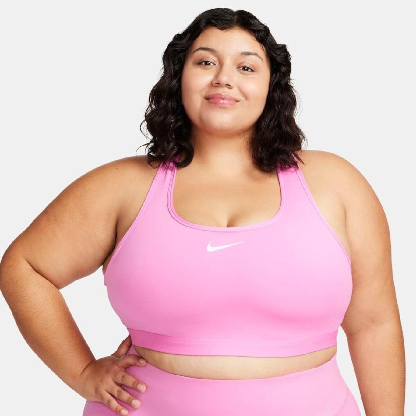 Top Plus Size Nike Swoosh - Feminino - Foto 2