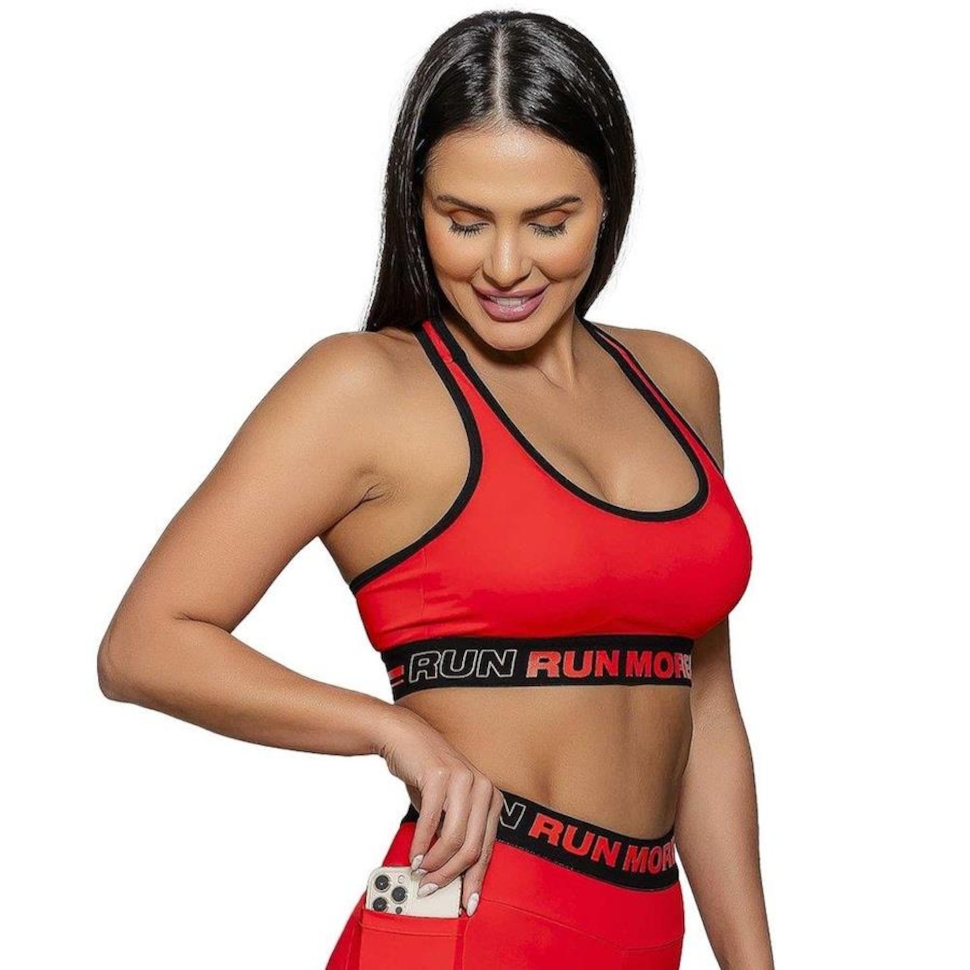 Top Fitness Run More Sporty Set - Feminino - Foto 3