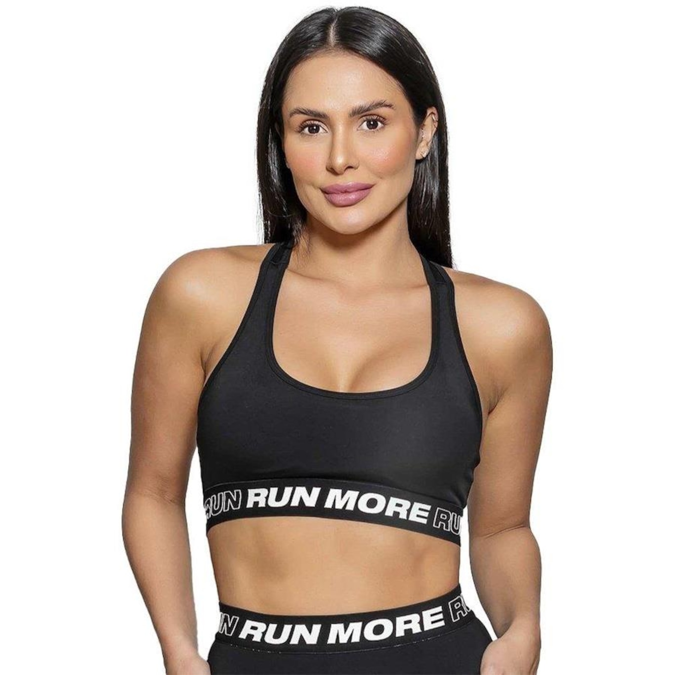 Top Fitness Run More Sporty Set - Feminino - Foto 1