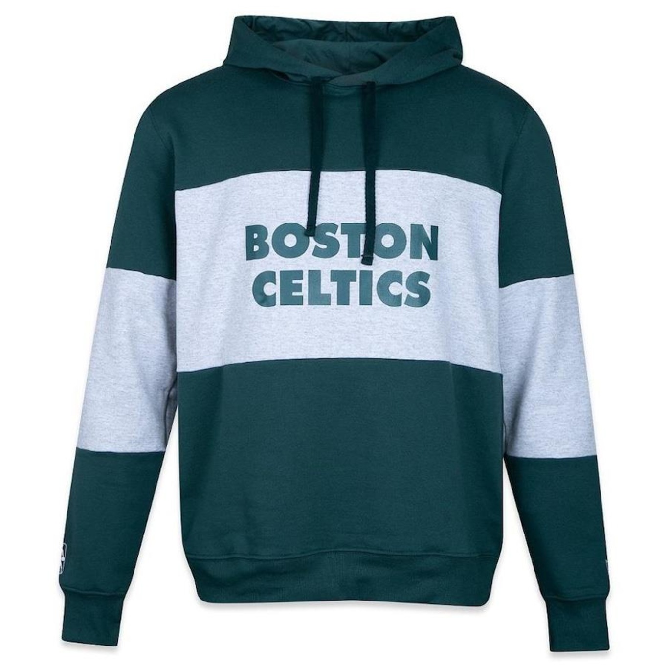 Blusão de Moletom Canguru New Era Boston Celtics All Classic - Masculino - Foto 1