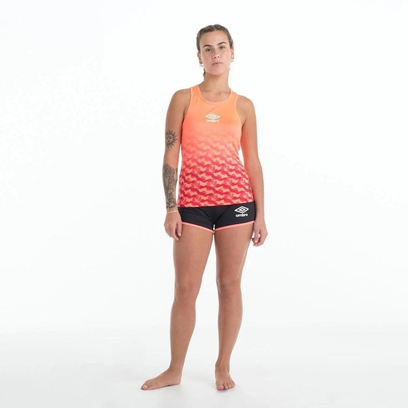 Camiseta Regata Umbro Futevôlei Graphic Camuflage - Feminina - Foto 2