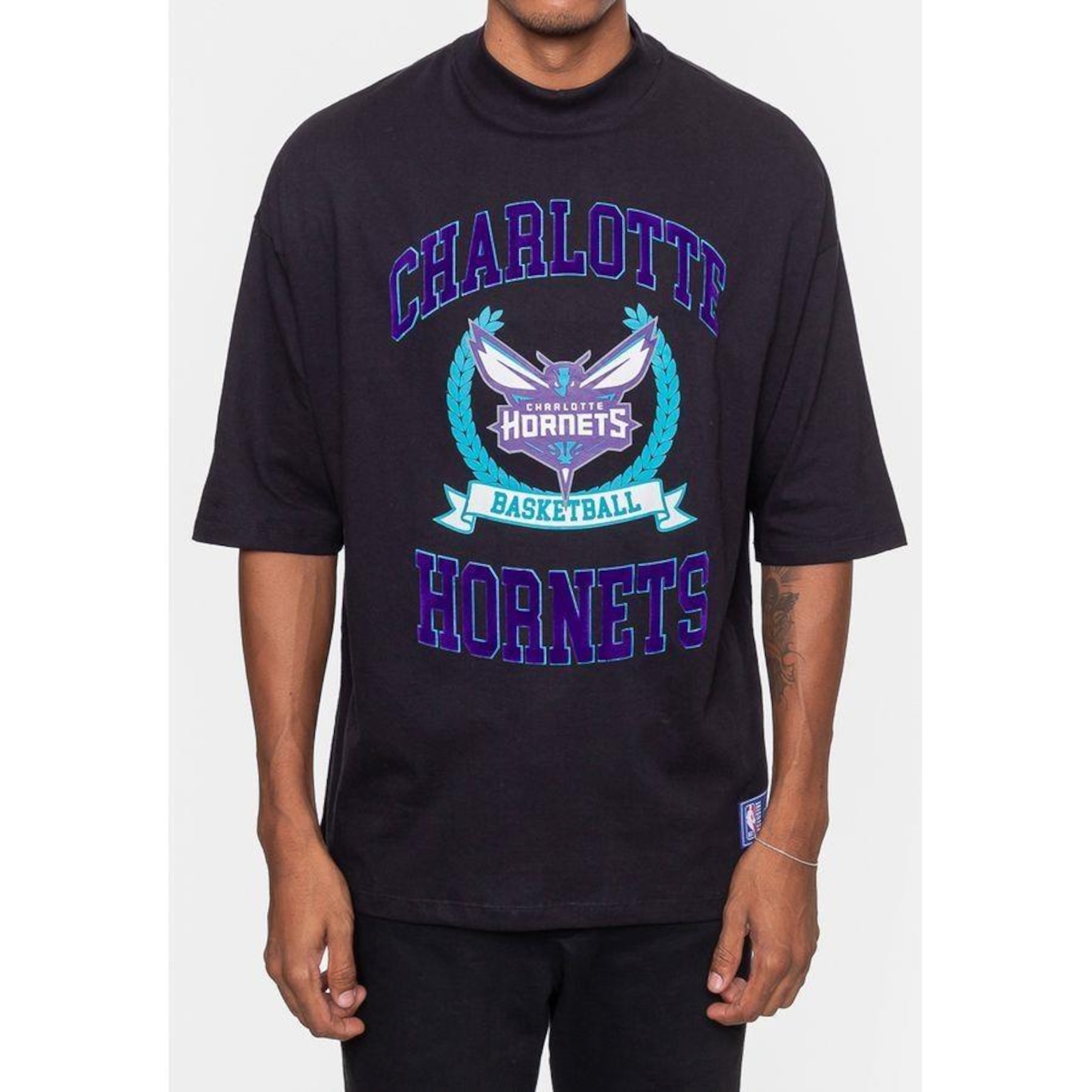 Camiseta Nba Armonial Charlotte Hornets - Masculina - Foto 4