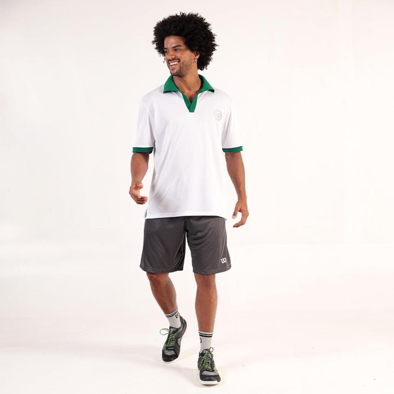 Camisa Polo Wilson Tour Piquet - Masculina - Foto 3