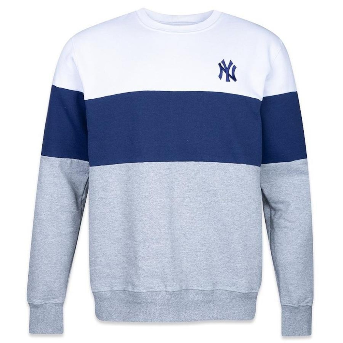 Blusão de Moletom New Era Gola Careca New York Yankees Action Winter - Masculino - Foto 1