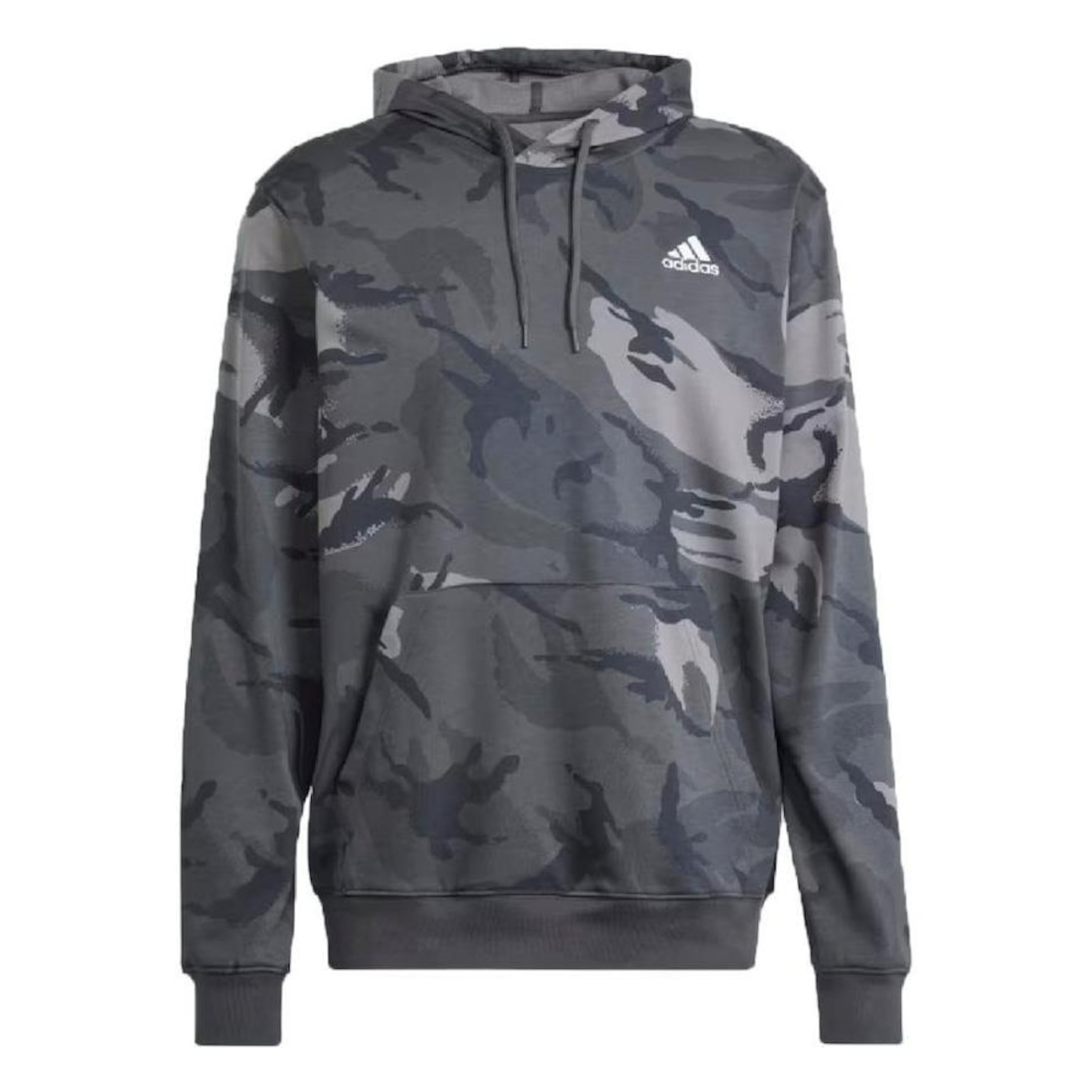 Blusão de Moletom adidas Camuflado Seasonal - Masculino - Foto 1