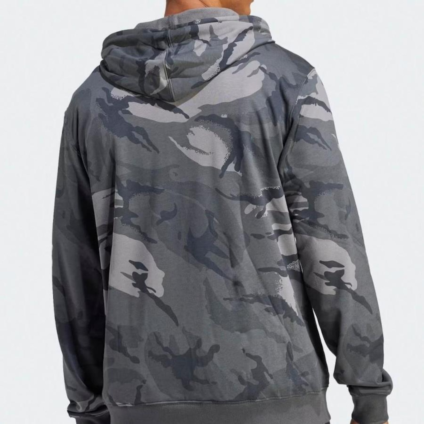 Blusão de Moletom adidas Camuflado Seasonal - Masculino - Foto 2