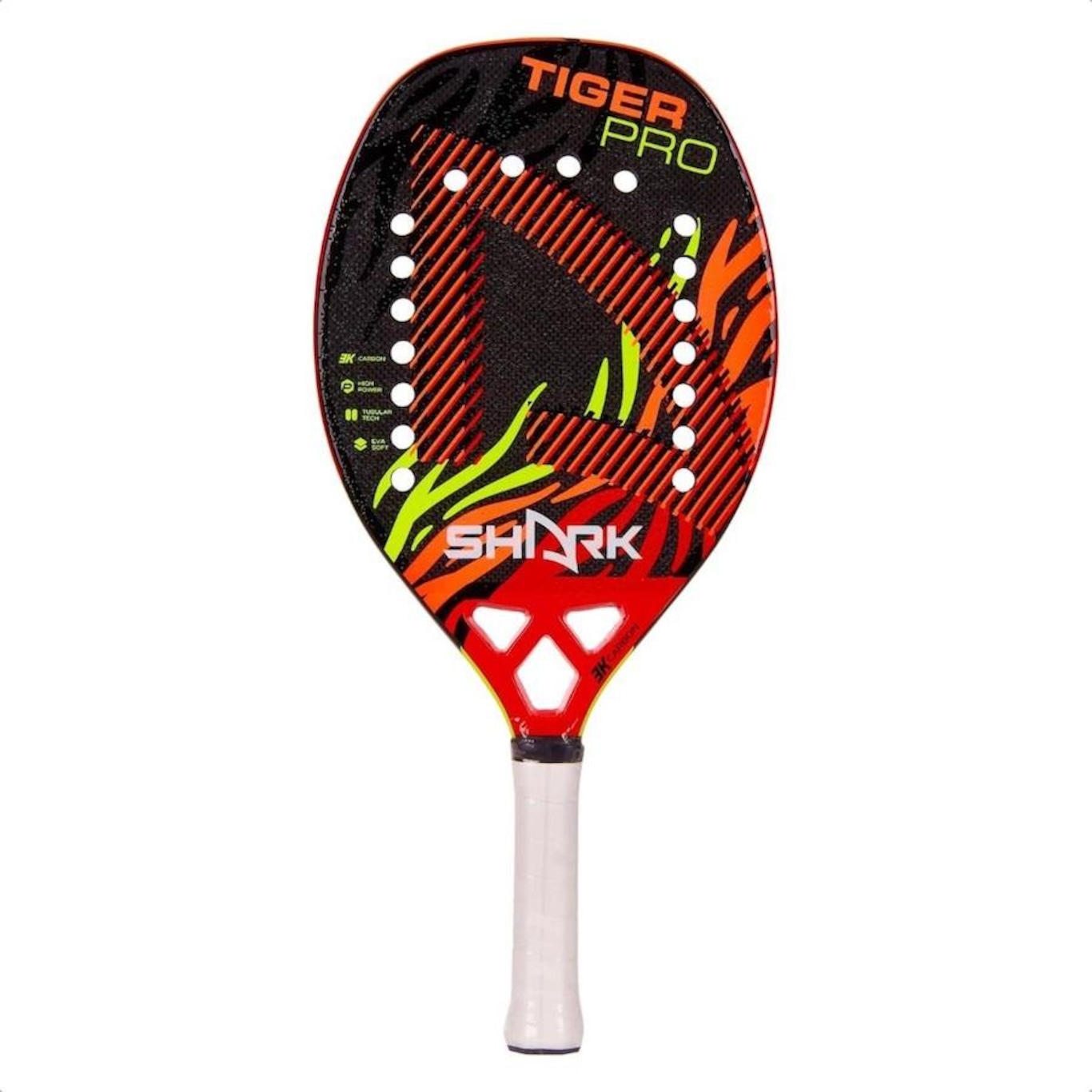 Raquete Beach Tennis Profissional Shark Tiger - Foto 1