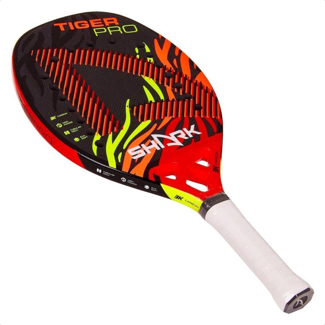 Raquete Beach Tennis Profissional Shark Tiger - Foto 2