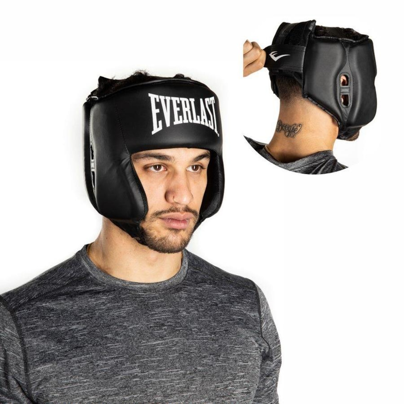 Protetor de Cabeça Capacete Boxe Everlast Core Headgear Centauro
