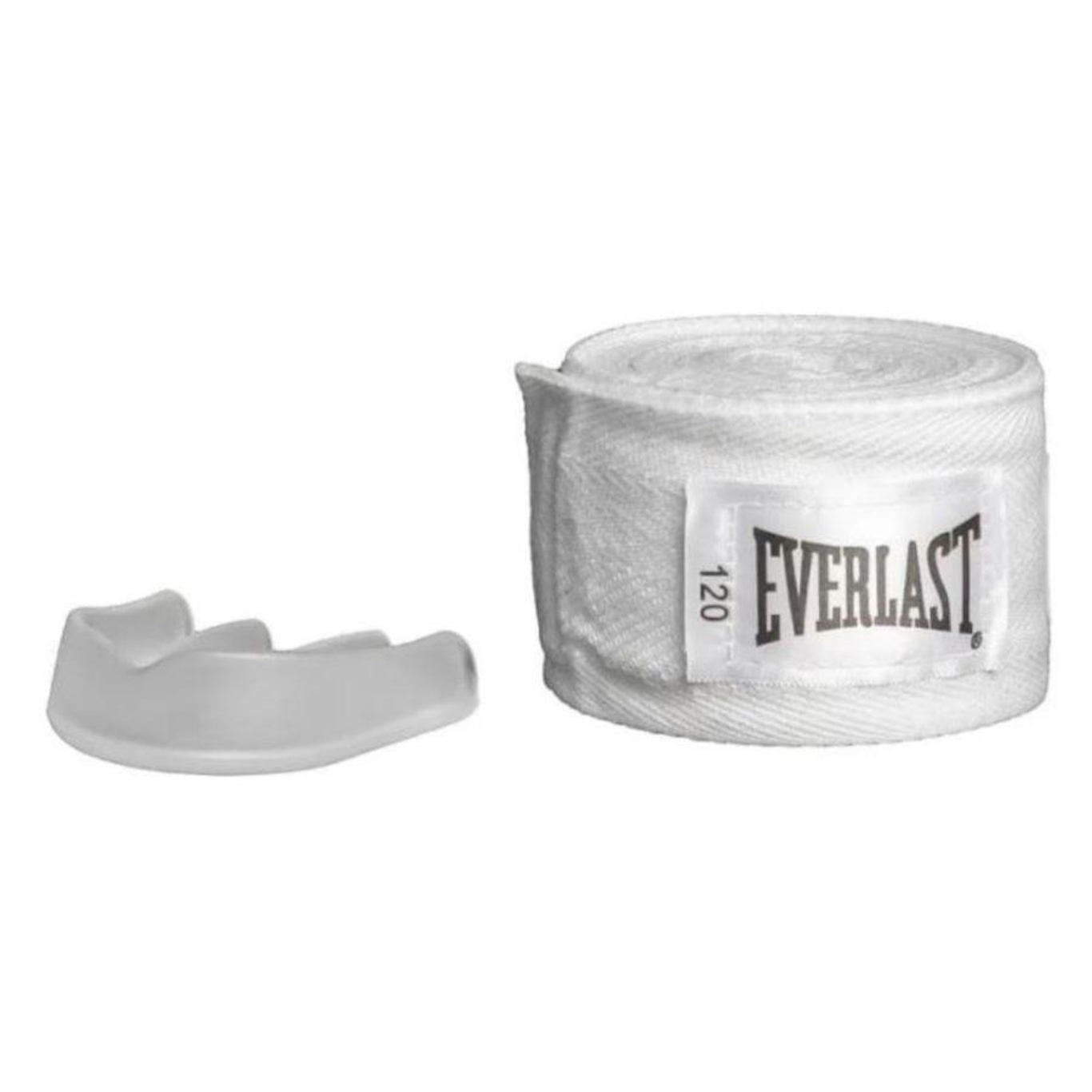 Kit Luvas Treino Boxe Everlast Core Bandagem Bucal - Foto 2