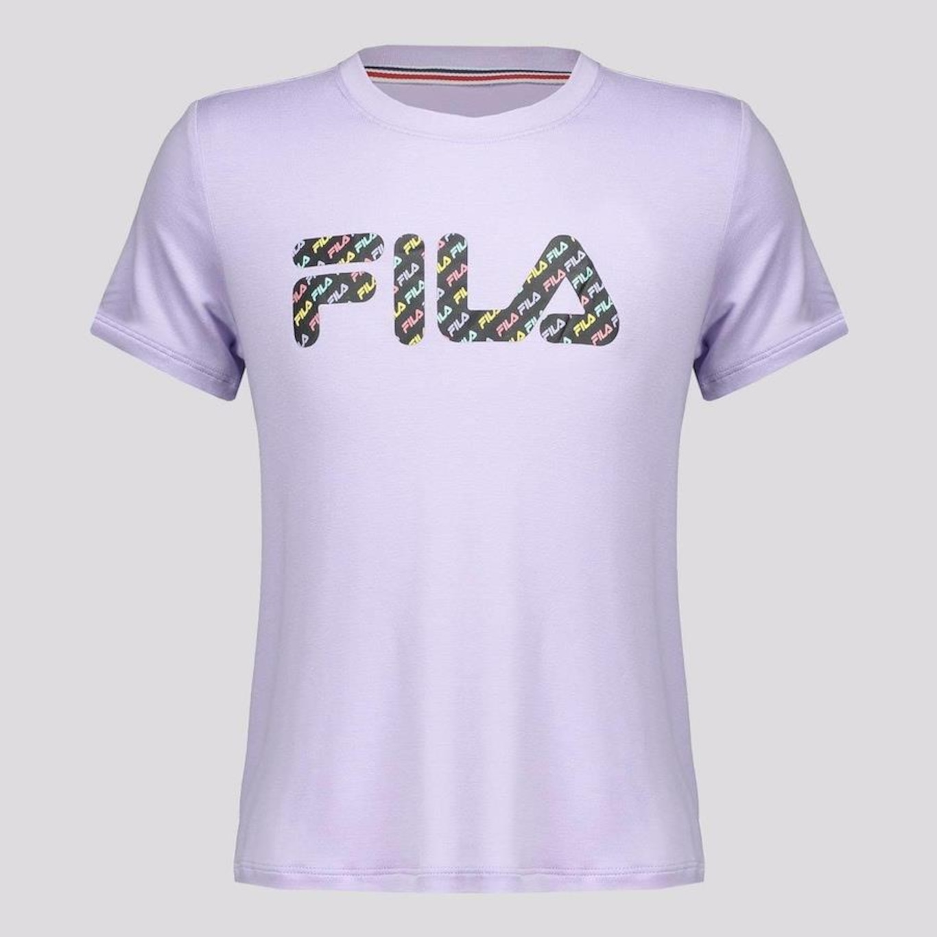 Camiseta Fila Letter Slim - Infantil - Foto 1