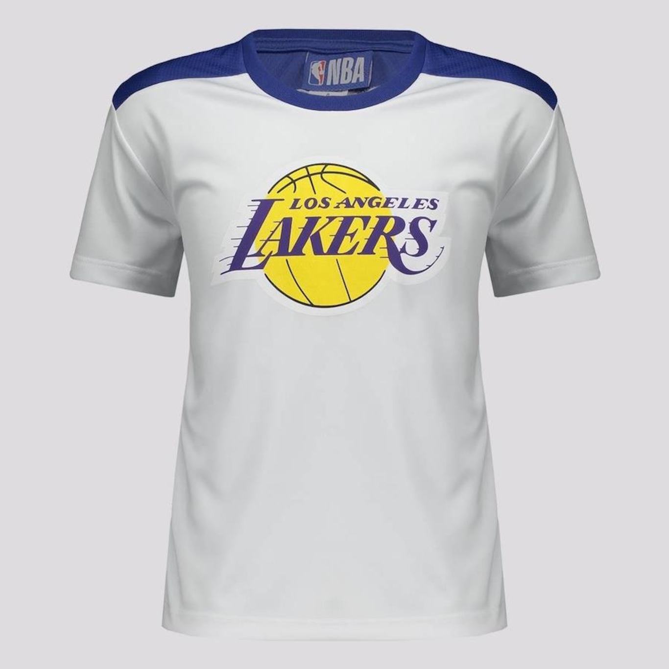 Camisa Nba Los Angeles Lakers Majestic - Infantil - Foto 1