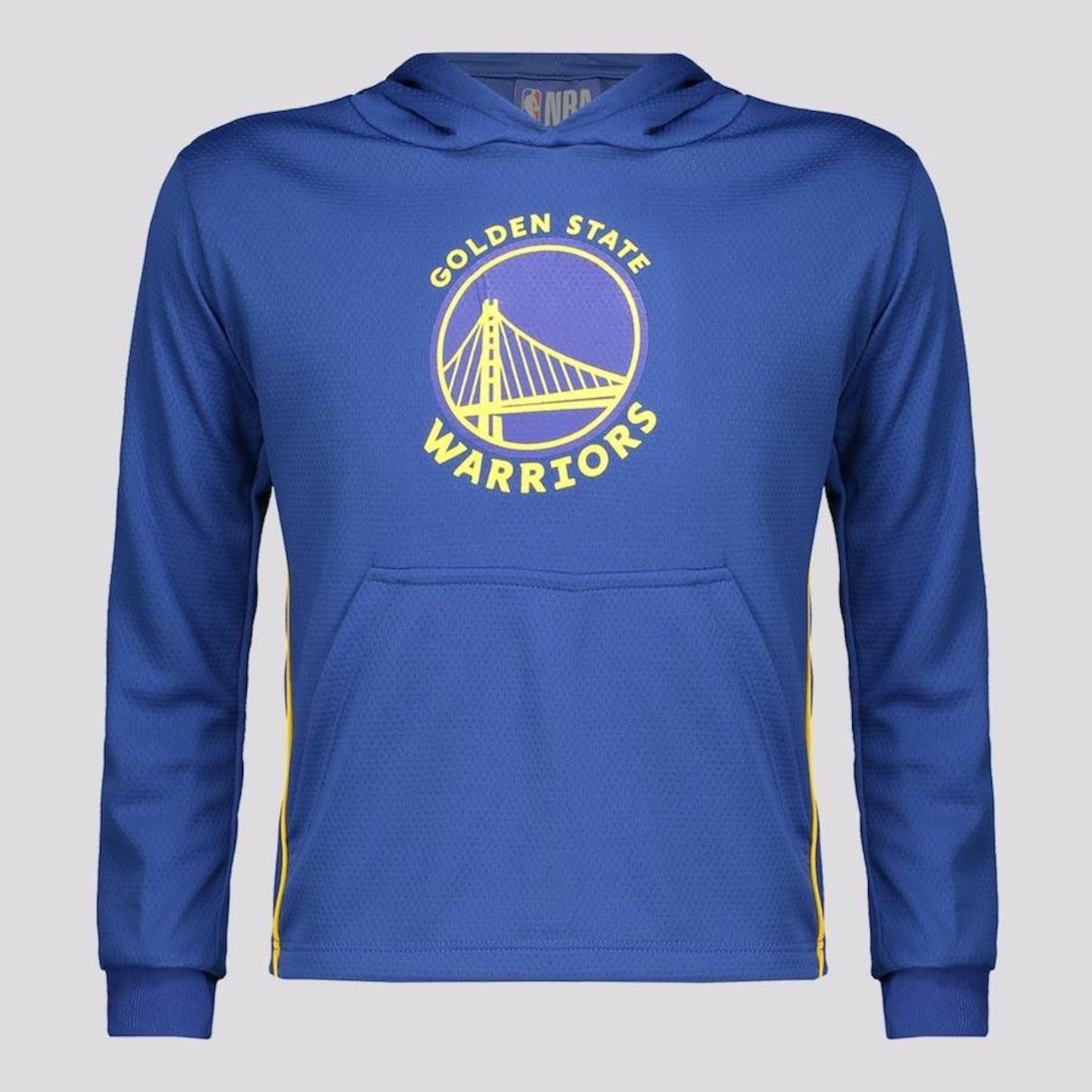 Blusão de Moletom Nba Golden State Rain - Infantil - Foto 1