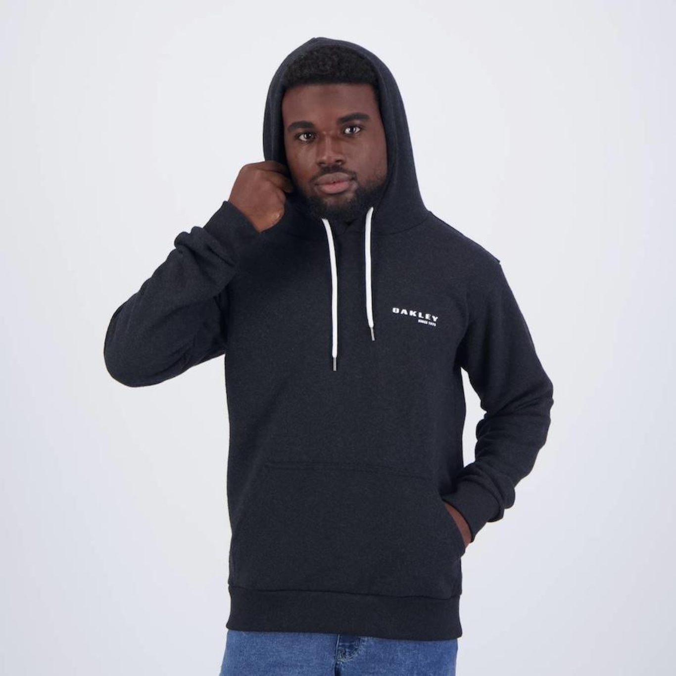 Moletom Oakley Bunker Hoodie Preto - Foto 1